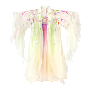 乌扣.紫羽 女童汉服春秋款儿童超仙高端襦裙大袖中国风连衣裙套装