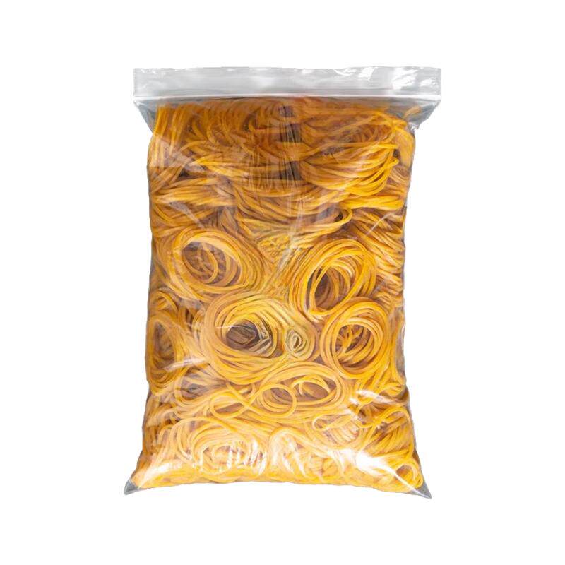 黄色橡皮筋高弹力耐用一次性胶圈