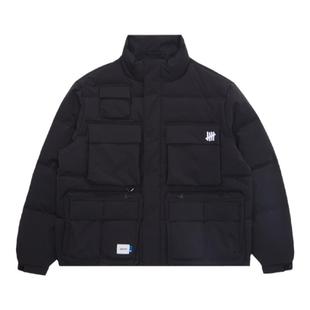 UNDEFEATED五条杠官方秋季新品潮流时尚保暖多口袋厚短羽绒服