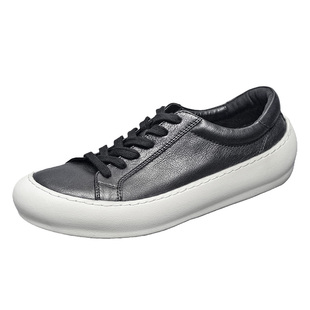 头层牛皮男鞋2026新款真皮板鞋男夏季透气休闲鞋厚底欧洲站潮鞋子