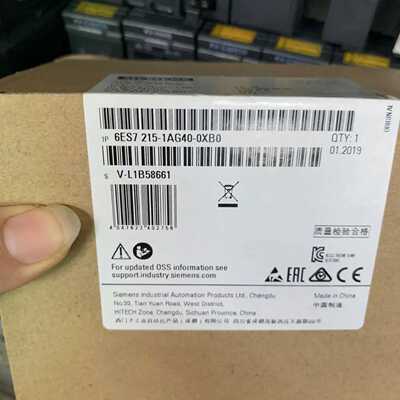 议价西门子S7-1200 数字输入CPU模块1215C 6ES7215-1AG40-0XB0/OX