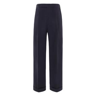 Acme cultum绅士盔甲100S羊毛骑兵呢高腰单褶西裤男商务正装长裤