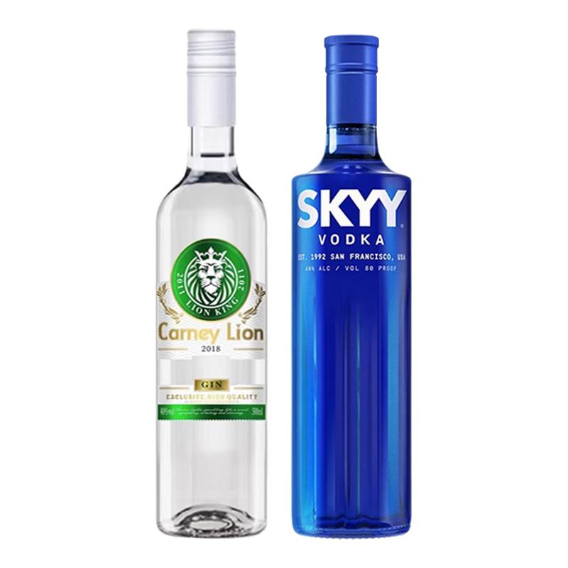 金酒卡奈狮skyy深蓝伏特加