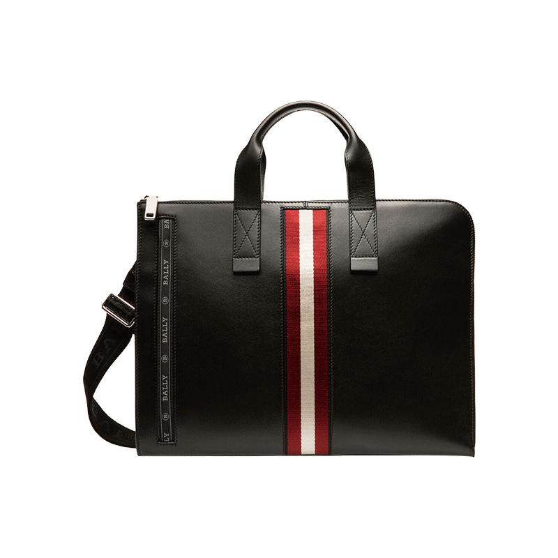 Bally/巴利经典时尚男士商务HENRI黑色公文包送礼6231775