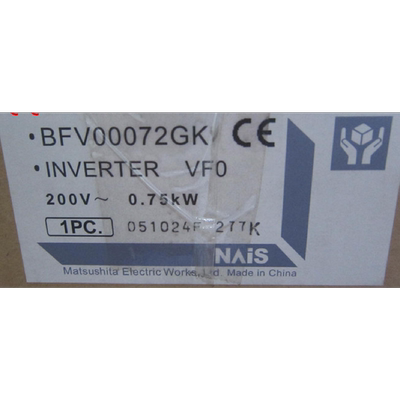 议价松下全新原装正品变频器 BFV00072GK 0.75kw/220 现货