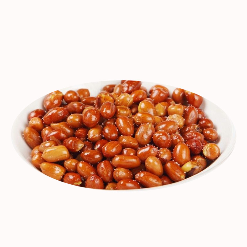 油炸花生米红皮衣花生批盐酥咸味发价无盐零食下酒菜炸花生仁商用