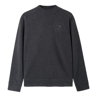 骆驼运动发热T恤男款冬季半高领德绒保暖透气打底长袖上衣女