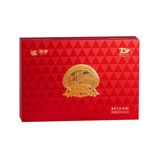 海堤茶叶厦门海堤红茶叶礼盒送礼高端礼品金针70周年海堤红128g
