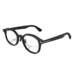 TOM FORD汤姆福特眼镜架 TF复古圆框近视眼镜可配度数 FT6007-D-B