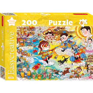 西游记大闹天宫200片拼图儿童益智玩具6岁以上男孩生日礼物