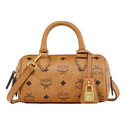 MCM ELLA 迷你波士顿包手提保龄球女包通勤包经典