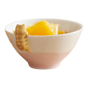 肆月卡通猫咪陶瓷饭碗餐具套装亲子碗可爱碗碟套装一家三口碗组合