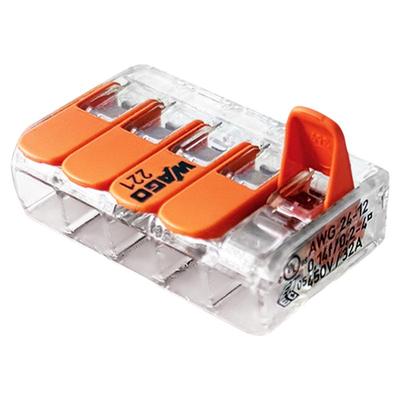 德国进口wago万可接线端子221-415软硬线分线并线连接器旗舰店