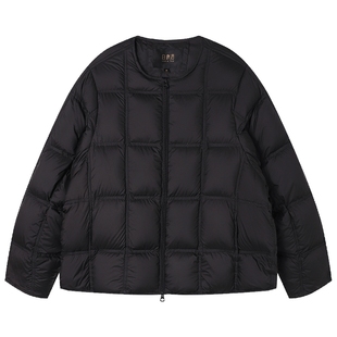 【云绒·穹絮】白鹿语泡芙感羽绒服25冬新款加厚云朵方格外套