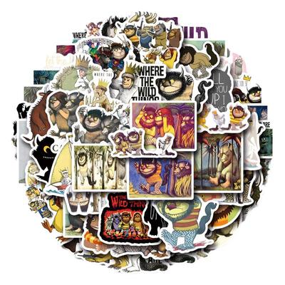55张野兽出没的地方装饰防水贴纸