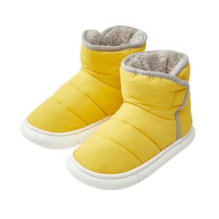 优调雪地靴高帮棉拖鞋女冬季鸡婆包跟月子棉鞋保暖家居室内加绒男