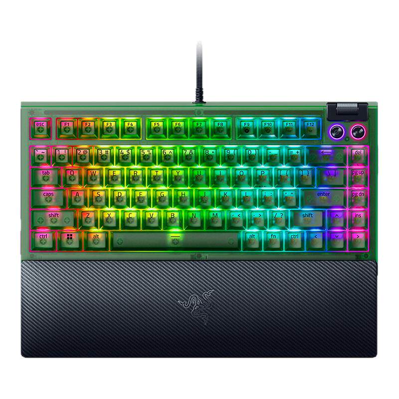 Razer/雷蛇热插拔75%幻影绿键盘