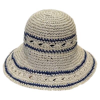 夏季草编宽檐防晒显脸小渔夫帽