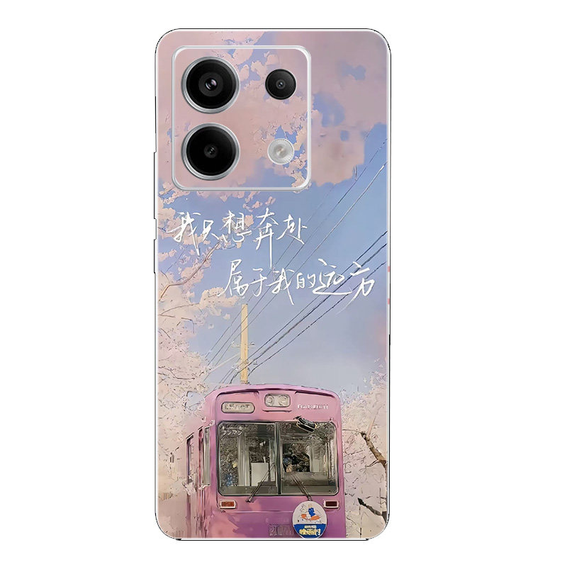 适用于红米note14pro+手机彩膜定制note13pro 12后盖壳个性贴纸磨砂11 10全包卡通装饰通用改色背贴保