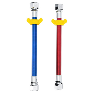 燃气热水器连接管波纹管大口径出水4分不锈钢304高压进水软管通用