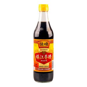 镇江香醋500ml 家用调料凉拌蘸饺子食用醋恒顺陈醋厨房调味品特产
