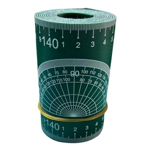 管道专用双面胶材质齐口纸管道切割齐口尺管道对口圈带圈管划线