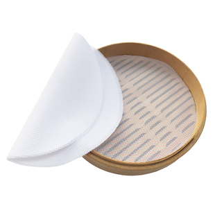 纳米硅胶蒸笼垫蒸笼布圆形不粘蒸包子馒头笼屉垫食品级耐高温加厚