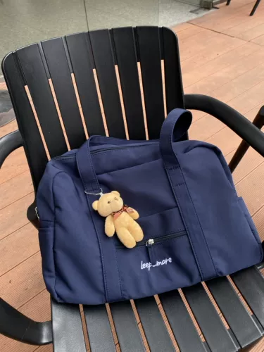 Нейлоновая вместительная и большая спортивная сумка, сумка для путешествий, сумка на одно плечо с молнией