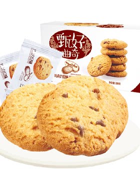 好吃点巧克力豆味曲奇饼干208g