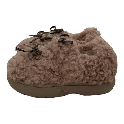 细细条甜美蝴蝶结儿童亲子豆豆鞋