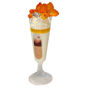 鸡尾酒杯一次性慕斯杯子果汁杯冷饮杯布丁杯饮料杯冰淇淋奶昔塑料