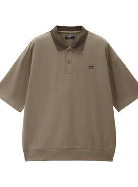 Giordano中袖刺绣POLO纯棉