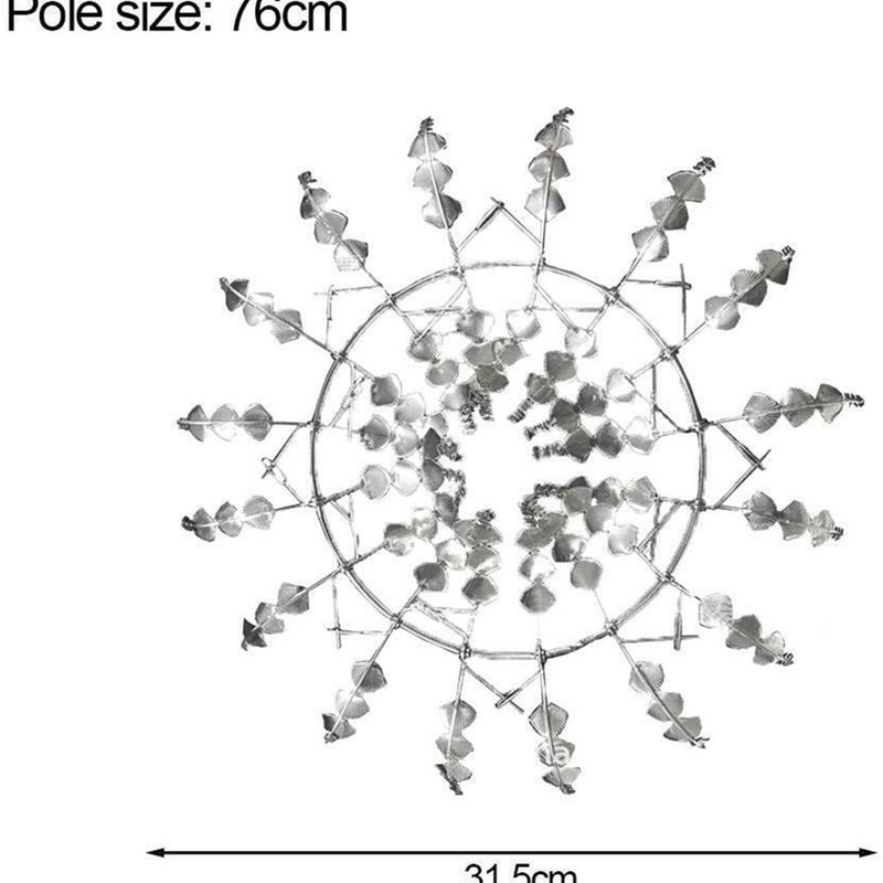 Unique And Magical Metal Windmill创意户外金属风车工艺品