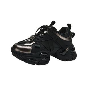 HR赫莲娜老爹鞋2026秋冬季新款巨好看女鞋子厚底百搭小众加绒运动