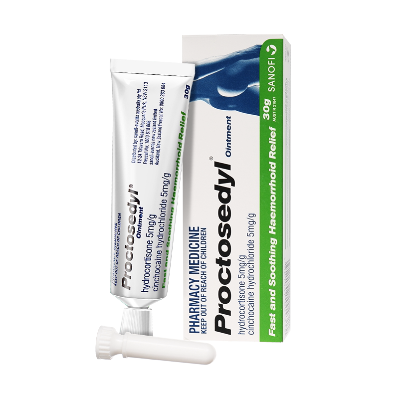 【自营】澳洲进口Proctosedyl痔疮膏30g 便血肛裂专用内外痔通用