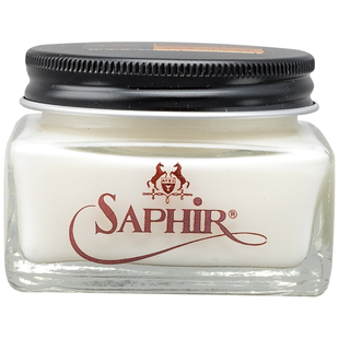 美勋法国Saphir莎菲雅黑金Renovateur清洁鞋乳上光滋养护理霜鞋油