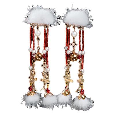 发夹头饰古风毛球可爱