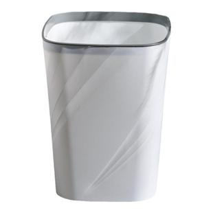 垃圾桶家用大容量轻奢北欧风带压圈垃圾筒大号卫生间厕所垃圾纸篓