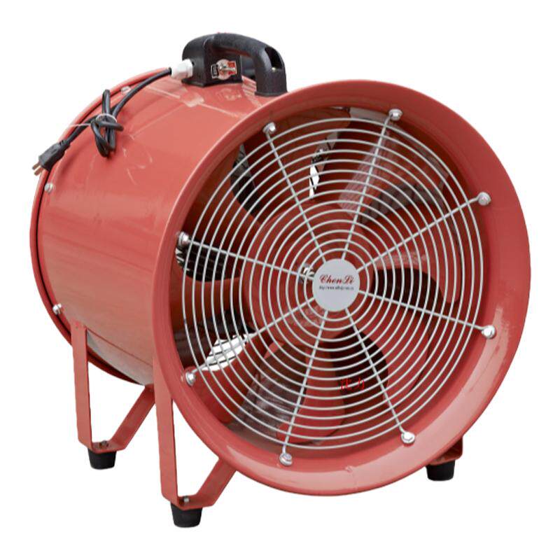 CTF手提式轴流风机220V 船用施工除尘移动排风扇便携式高速大功率
