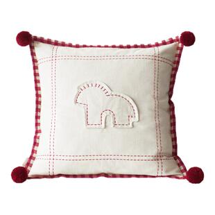 纳茉【乐福小马】马年好运抱枕可爱靠垫客厅沙发腰枕卧室床头靠枕