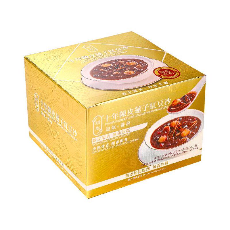 顺南香港进口十年陈皮莲子红豆沙早餐下午茶即食美味香甜甜点x1碗