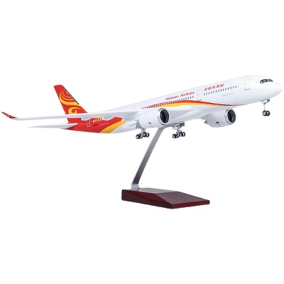 波音787海南航空空客350仿真飞机模型静态航天航模摆件带轮玩具