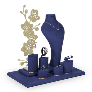 轻奢首饰展示架手镯戒指项链展示架珠宝橱窗陈列道具高档饰品摆件