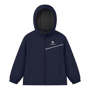 小骆驼儿童外套夹克户外登山服防风防水软壳衣学生校服男女童风衣