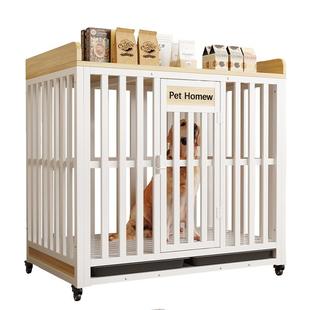 狗笼子中型犬室内家用小型犬泰迪柴犬博美比熊宠物专用铁猫笼狗窝