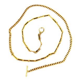 沙金首饰项链女简约方形卡链素链仿金饰品十字链锁骨链久不掉色铜