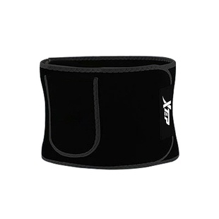 特步暴汗束腰带健身腰带护腰收腹女塑身束腹带运动专业呼啦圈专用