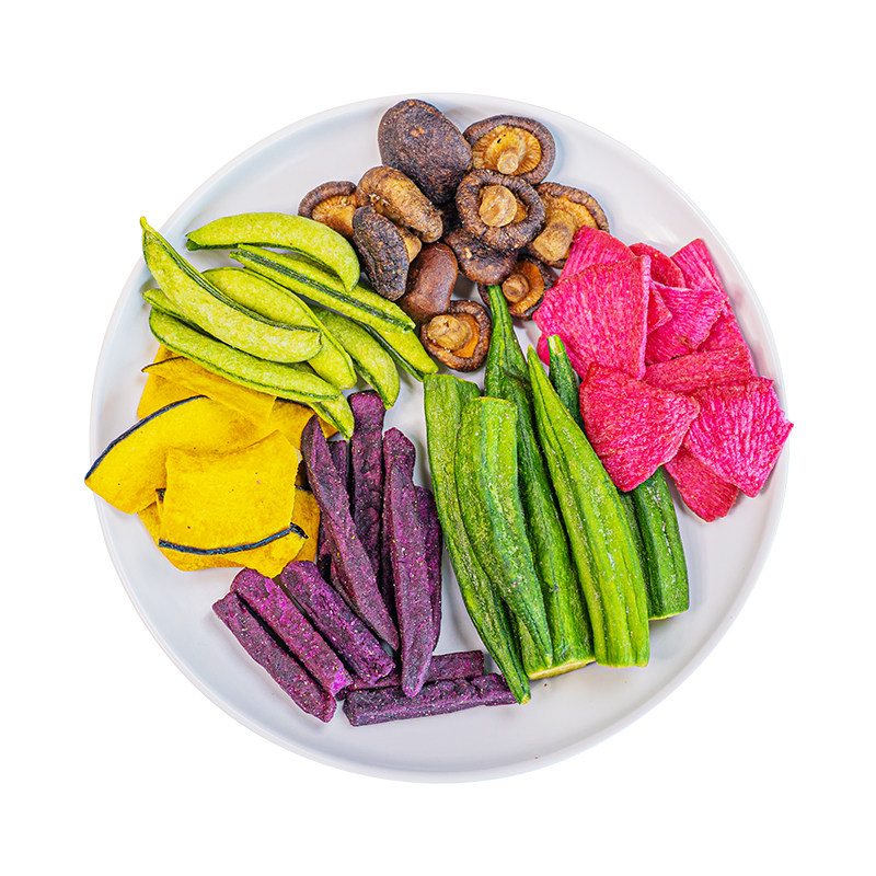 6种蔬菜果蔬干脆片混合装