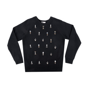 LANVIN/浪凡钉钻休闲女士全棉圆领套头卫衣女秋冬奥莱C XY