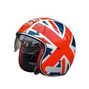 AVA复古半盔摩托车头盔男女四季款巡航盔四分之三盔3C认证GARAGE